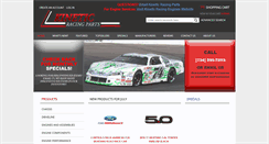 Desktop Screenshot of kineticracingparts.com